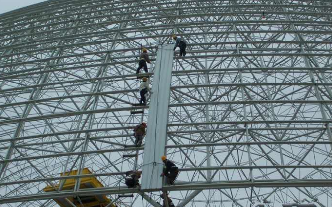 东城网架装配好以后应当留神哪八项验收事件